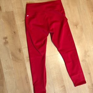 Fabletics red leggings